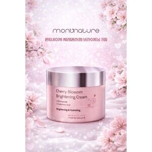 Montnature Cherry Blossom Brightening Cream Made In Korea 50ml/1.69 oz.